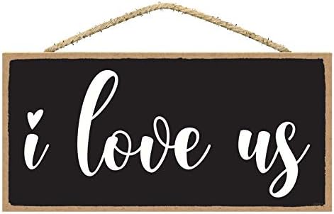 I Love Us Sign - Love Signs pentru decorul de casă - decor de dragoste - decor de perete dragoste - decor perete dormitor pentru