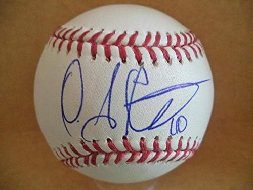 Oswaldo Abreu Washington Nationals a semnat autografat M.L. Baseball w/coa - baseball -uri autografate
