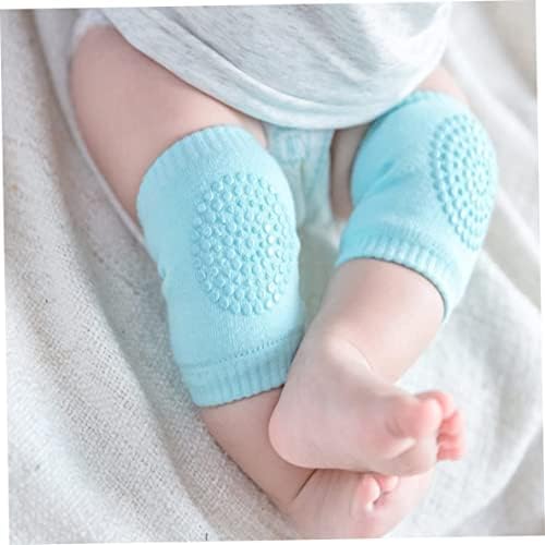 Plăci pentru genunchi pentru bebeluși, tampoane cu genunchi anti-alunecare pentru genunchi pentru genunchi elastici încălzitoare pentru picioare pentru cot-uri protectoare pentru copii mici 5 perechi