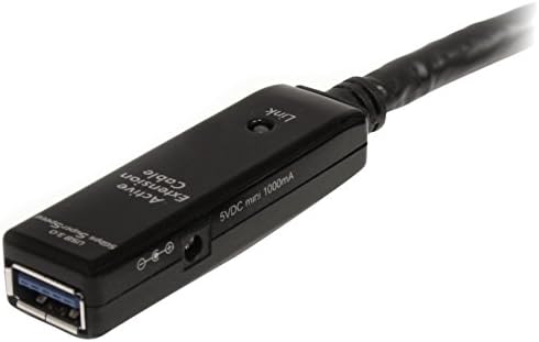 StarTech.com 16.4 ft activ USB 3.0 cablu prelungitor cu adaptor de alimentare AC-ecranat-tată la mamă USB USB 3.1 Gen 1 tip A Extender