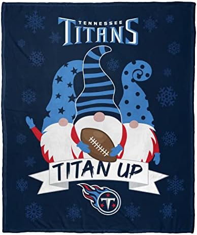 Northwest NFL Tennessee Titans Gnomie dragoste mătase Touch arunca pătură, culori echipa, 50 & # 34; x 60& # 34;
