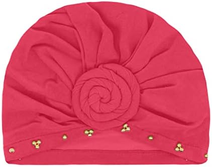 Pălărie de beanie pentru femei înnodate elastic turban twrap moale comfy comfy headwear color solid color huse beanies