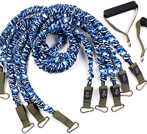 WYFDP 11 PC-uri/Set TPE Latex Resistance Band Camuflaj Break-Break Fitness Belte cu tragere cu tijă de tragere de cauciuc tub
