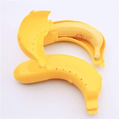 Eaarliyam Banana Protectorcreative Banana Protector Saver Noutate Banana Garda Titularul Caz Creative Prânz Carrier Galben,