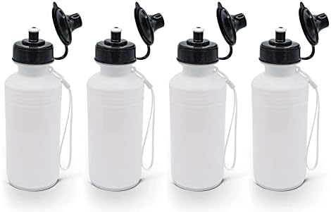 Sticlele de sporturi nautice de 4E pentru copii 18oz BPA gratuit, sticle de apă din plastic reutilizabile, raft de top pentru