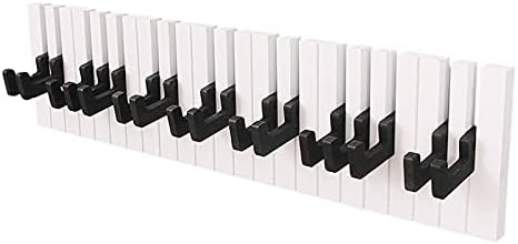rafturi de haină de raflă rafturi pentru pian rafturi de lemn pentru pian tastele de pian montare pe perete cârlig cârlig hanger