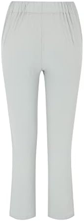 Lenjerie De Fitness Pantaloni Cu Talie Elastică Pentru Femei Pantaloni Drepți Largi De Culoare Solidă Cu Buzunare Pentru Jambiere