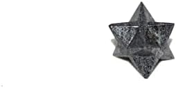 Hematite Merkaba 1 inch Star Jet International Healing Gun Metal Stone Spiritual divin India a++ geometrie de terapie cu cristale