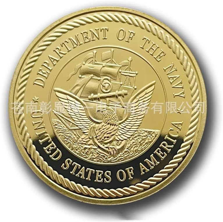 Nave rare Medalie militară americană Marină Corpuri Monede Challenge Hard Craniu Monedă Americană Eagle Eagle Monede Colectabile