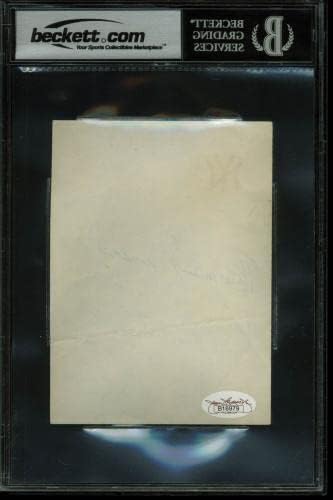 Yankees Thurman Munson a semnat 4x5.5 tăiat GEM GEM GEM 10 Bas Slabbed - Baseball Slabbed Autographed Cards