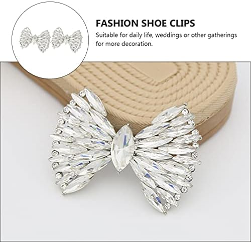 Pantofi holibanna bowknot cataramă cristale de strasie clipuri de pantofi cu arc clipuri detașabile cataramă moda diamante