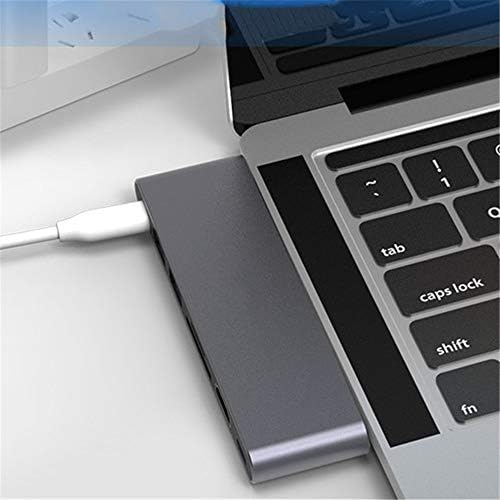 ZPLJ stație de andocare de mare viteză 7 în 1 tip C Hub USB C cu porturi HDMI 8K 2 USB 3.0 suport de încărcare PD cititor de