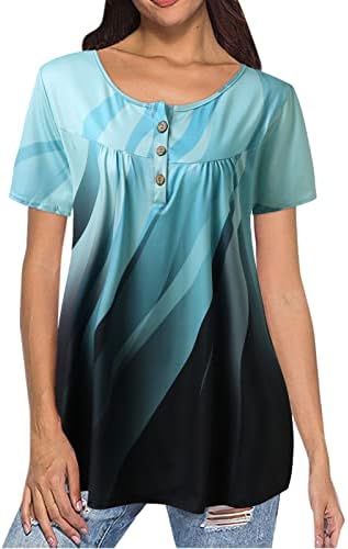 Maneca lunga Vintage vara ușoare tricouri pentru femei pătrat gât imprimate Vrac se potrivi trendy Casual Bluze
