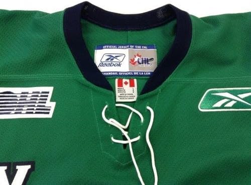 Tyler Seguin a semnat Plymouth Whalers RBK Premier Green Jersey JSA F40826 - Tricouri NHL autografate