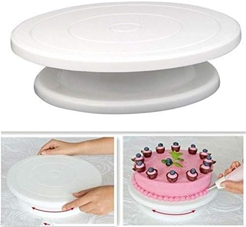 XPSD placă de tort placă turnantă decorare tort masă rotativă rotativă antiderapant suport rotund tort bucătărie DIY Pan instrument