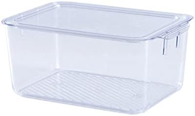 Frigider Containere De Depozitare A Alimentelor Produce Economizor-Frigider Stivuibil Organizator De Bucătărie Deținător Container