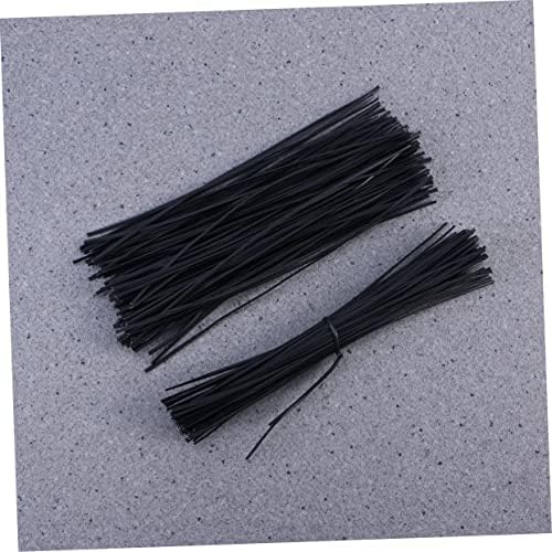Cabilock 1000 pcs pungi de plastic grele de plastic acoperit cu cablu acoperit cravată reutilizabilă cravate cabluri negre