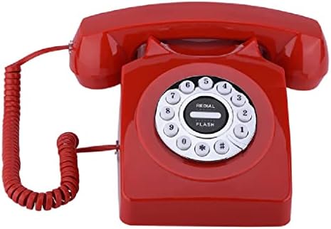 ZYKBB Telefon de apelare rotativă Telefon retro pentru Office Home Office Anulare Telefon antic de epocă