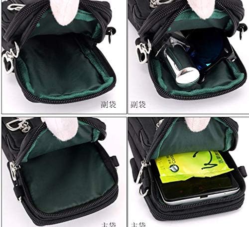 Zipper Oxford Oxford Crossbody Bag pentru umăr Pursă pentru telefon pentru telefon pentru iPhone 14 Pro Samsung Galaxy S23
