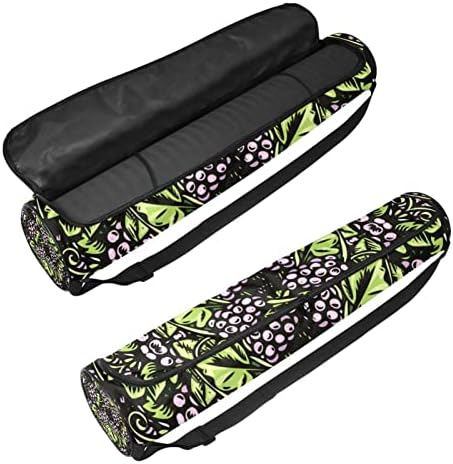 RATGDN Yoga Mat Bag, struguri exercițiu Yoga mat Carrier Full-Zip Yoga Mat Carry Bag cu curea reglabilă pentru femei bărbați