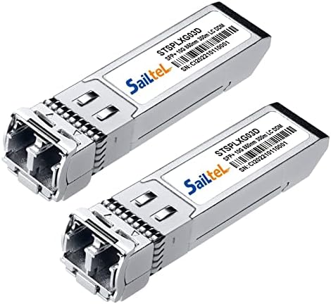 10GBase-SR SFP+ Transceiver, Gigabit Mulimod SFP LC Duplex Transceiver, 10G 850NM MMF, până la 300 de metri, compatibil cu