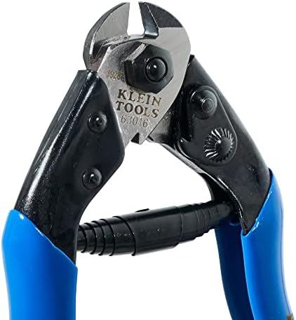Klein Tools 63016 Cutter de cablu, foarfece de cablu grele tăiat ACSR, oțel și cel mai întărit sârmă, cu blocare convenabilă